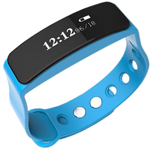 Choose from 3 different colours for these promotional fitness trackers: blue, orange or black.