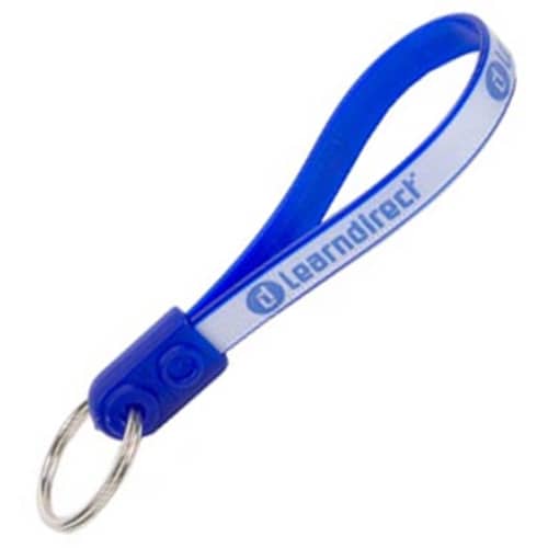 Loopy Keyrings in Blue