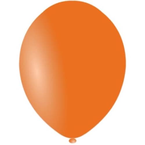 All Round Print Balloons in Orange