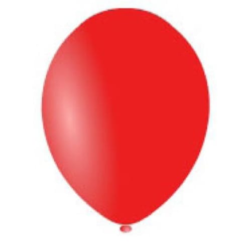 All Round Print Balloons in Red