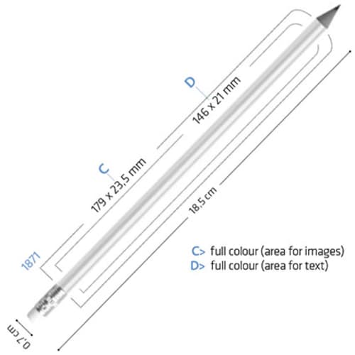 Printed Pencil for Educational Stationery