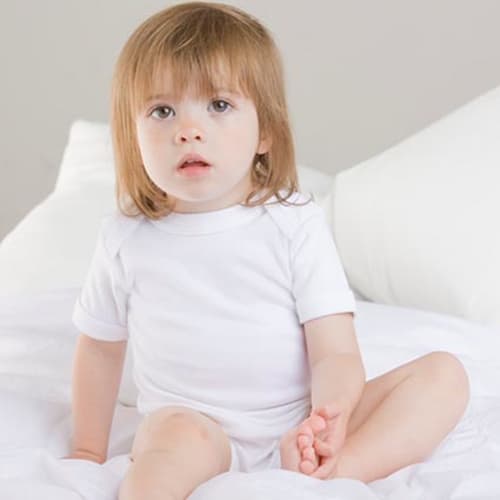 Baby Bodysuits in White