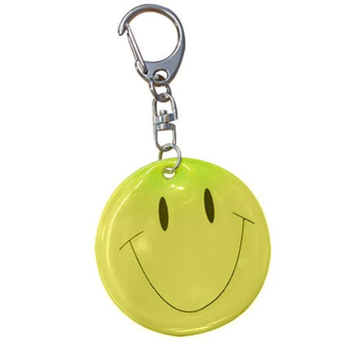 Bespoke Shaped Fluorescent Keyrings in Yellow