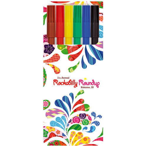 BiC 6 Pack Felt Tip Pens