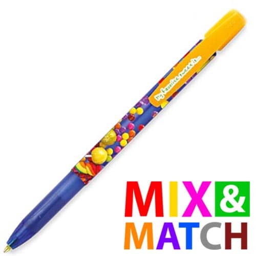 Promotional BiC Media Clic Grip Ballpen Made in Mix & Match Colours by Total Merchandise