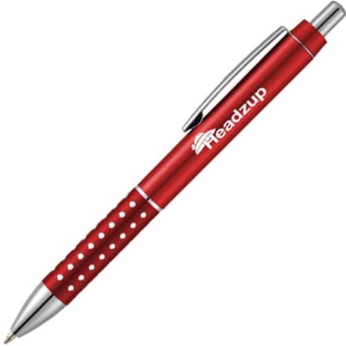 Bling Branded Ballpoint Pens in Red Printed with Your Logo from Total Merchandise