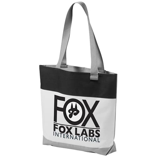 Bloomington Tote Bags in White/Black