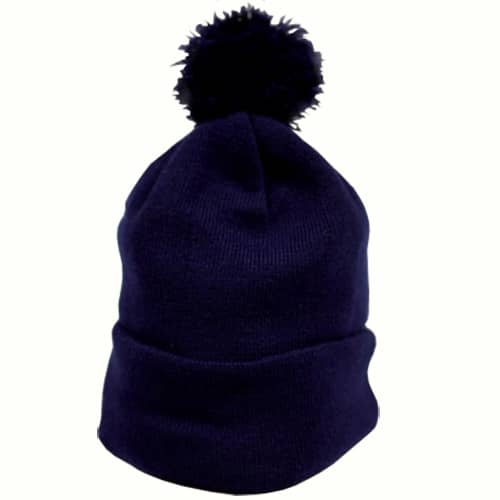 Bobble Hats in Navy Blue