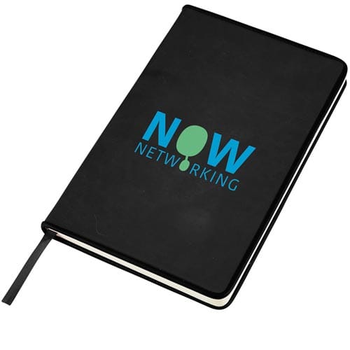 Bordered PU Notebooks in Black