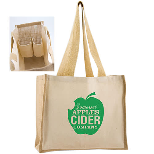 Bottle Holder Tote Bags