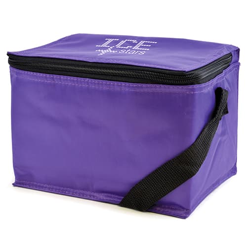 Custom Printed Griffin Lunch Cooler Bags in Purple from Total Merchandise