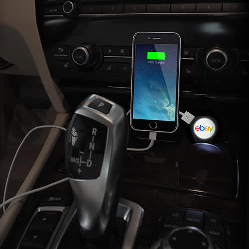 Branded in car usb charging adaptor for merchandise