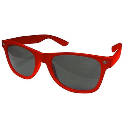 Soft Feel Sunglasses in Red