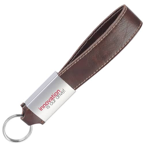 USB PU Leather Look Key Chains