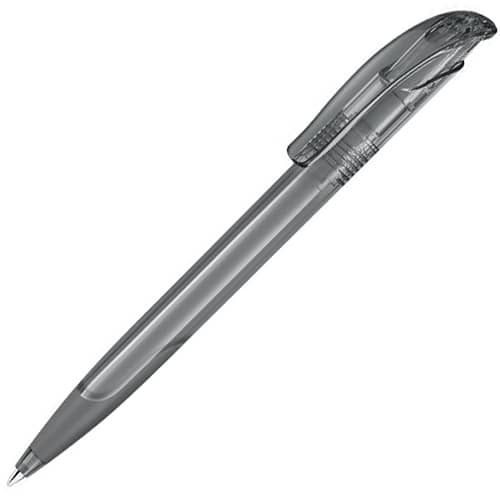 Promotional Challenger Soft Clear Pens in Cool Grey from Total Merchandise