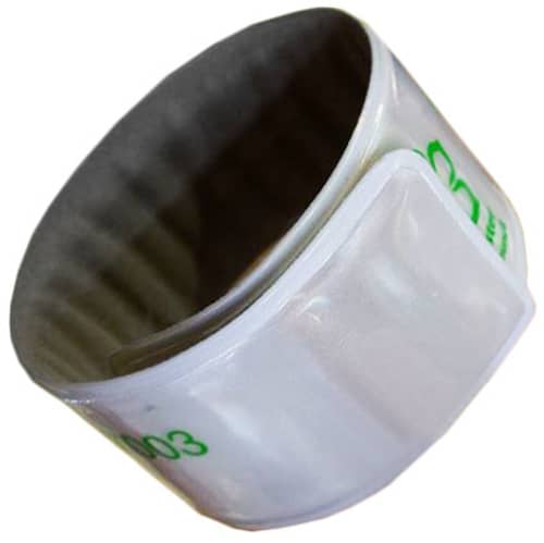 Promotional Children's Reflective Slap Wrap Wristbands with logo