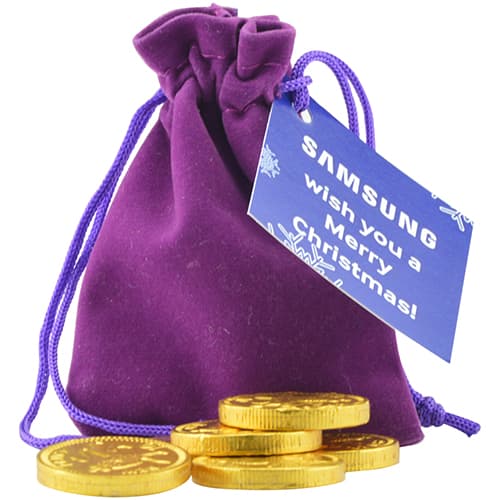 Chocolate Coin Pouches