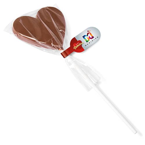 Chocolate Heart Lollies