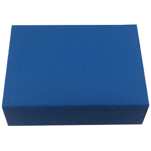 Logo printed Chunky Erasers in blue from Total Merchandise