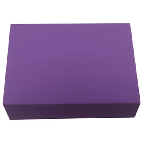 Promotional branded Chunky Erasers in purple from Total Merchandise