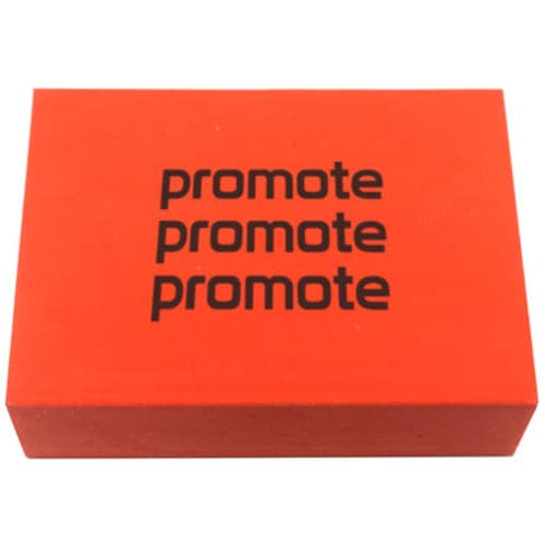 Promotional Chunky Erasers in red from Total Merchandise