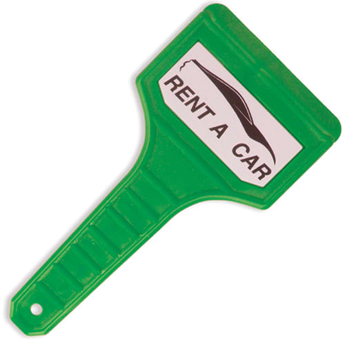 Promotional Classic Ice Scrapers in Green Printed with Your Logo from Total Merchandise