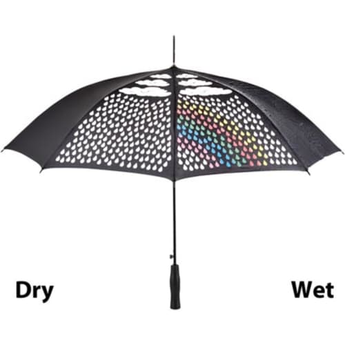 Printed Automatic Colour Change Umbrella for Winter Campaigns