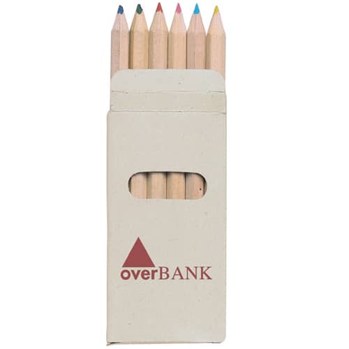 Branded Colouring Pencils Pack Printed with Your Logo from Total Merchandise