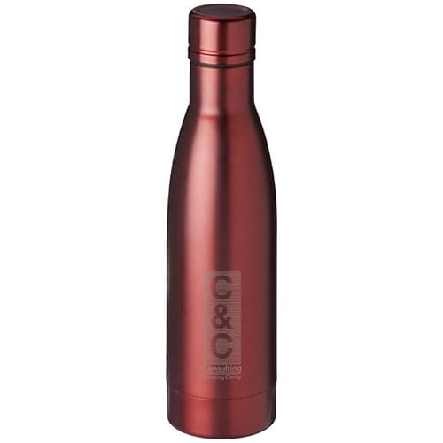 Premium Copper Vacuum Insulated Bottles in Red