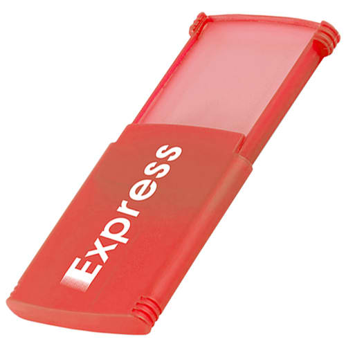 Credit Card Lip Balm in Frosted Red