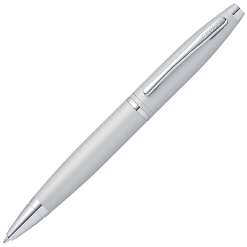 Corporate Branded Cross Calais Ballpens in Satin Chrome from Total Merchandise