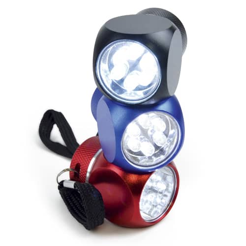 Promotional Cube LED Torches available in 3 eye catching colours