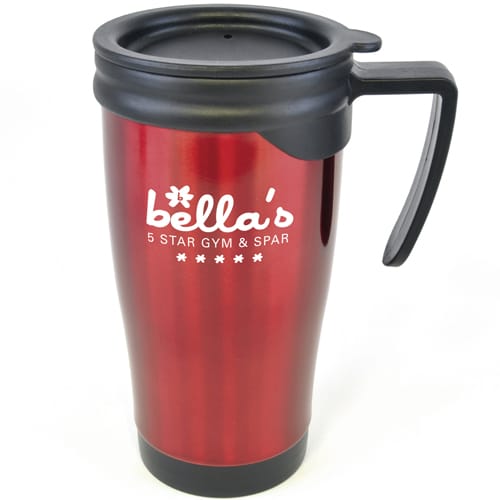 Branded Metal Thermal Cups are ideal for advertising your brand on commutes