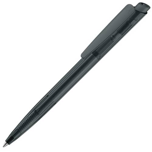 Logo Printed Dart Clear Ballpen in Anthracite from Total Merchandise