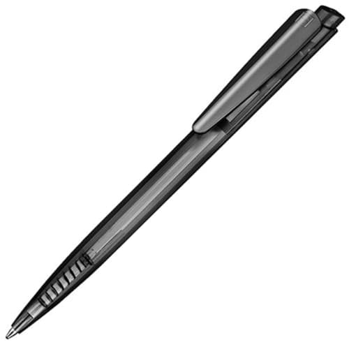 Promotional Dart Clear Ballpen in Deep Black from Total Merchandise