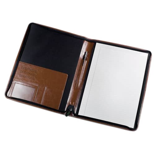 Darwin A4 PU Zipped Conference Folders