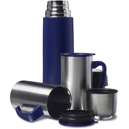 Custom Branded Metal Thermal Mug Set for Corporate Merchandise