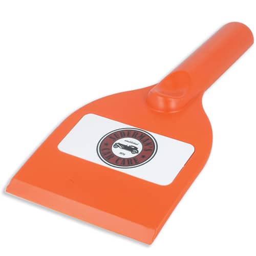 Custom Branded Deluxe Ice Scrapers in Orange Printed with Your Logo from Total Merchandise