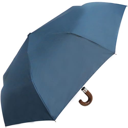 Deluxe Woodcrook Telescopic Umbrellas in Navy