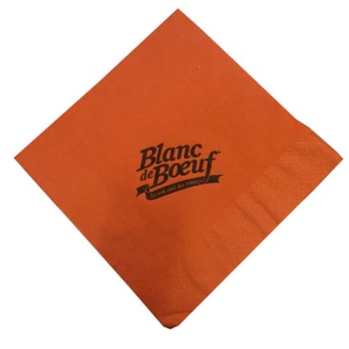 Dinner Napkin Serviettes in Sun Orange