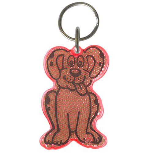 Dog Reflector Keyrings