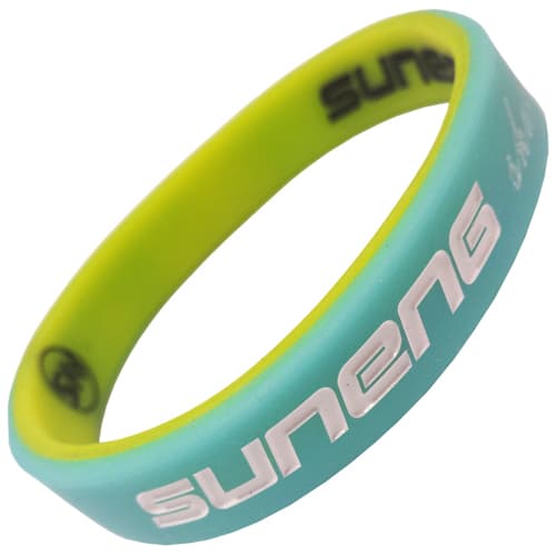Dual Layer Silicon Wristbands