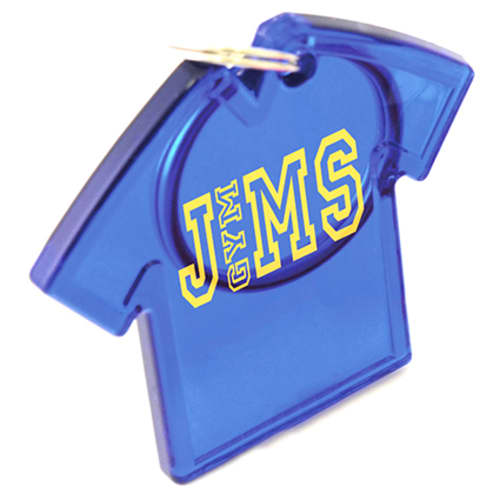 T Shirt Shaped Acrylic Keyrings