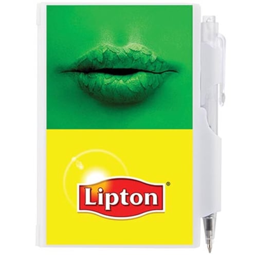 For branding that truly pops, the full-colour print of this promotional notepad case can't be beaten!