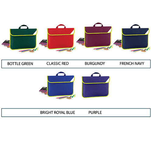 Enhanced Viz School Bags in Six Colours from Total Merchandise