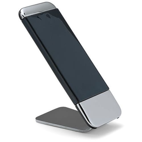 Corporate BrandedExecutive Mobile Phone Stands in Chrome/Black from Total Merchandise