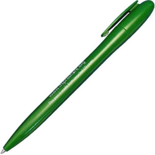 Express Recycled CD Case Pens in Green