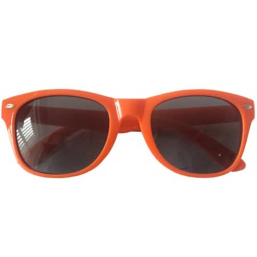 Promotional Orange Express Sunglasses Printed with Your Logo from Total Merchandise