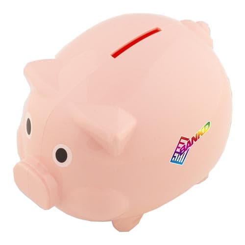 Branded piggy banks for desktop advertising