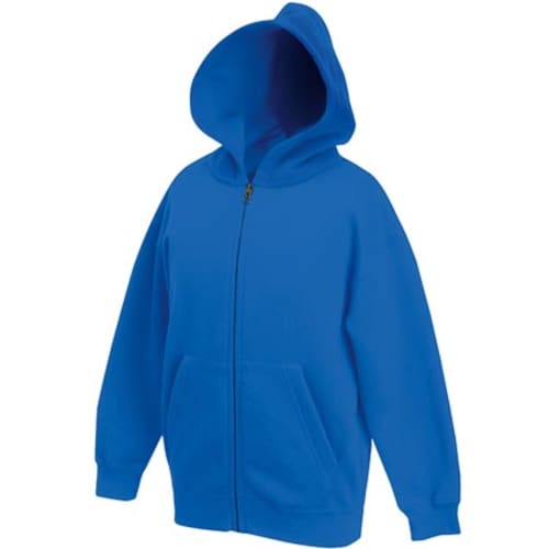 Fruit of the Loom Childrens Hoody in Royal Blue